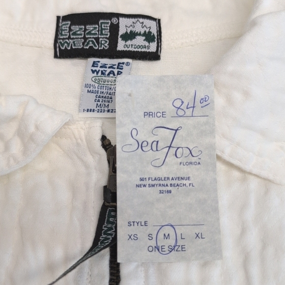 EZZEWEAR NWT Quilted 100% Cotton Light Weight Jacket Size M - Picture 6 of 8